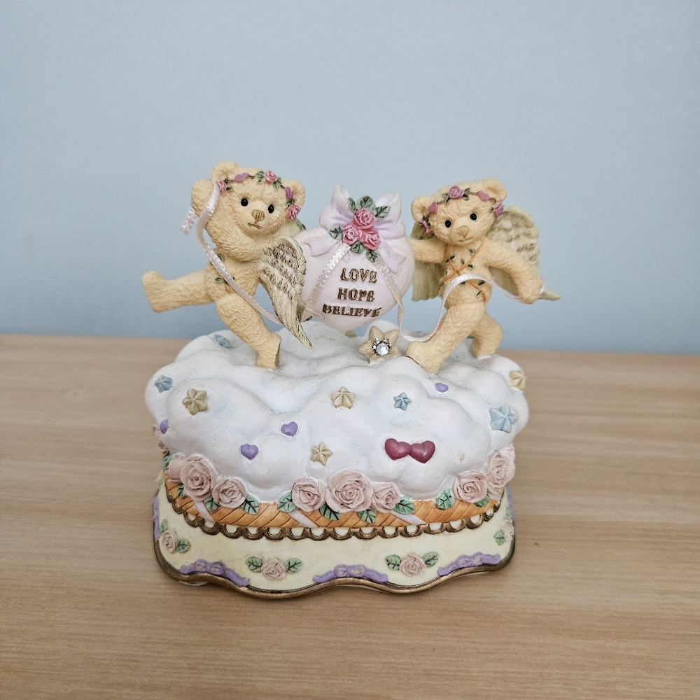 Charming Angel Bear Figurine